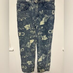 VINTAGE WRITING DESIGN Men’s jeans size 36